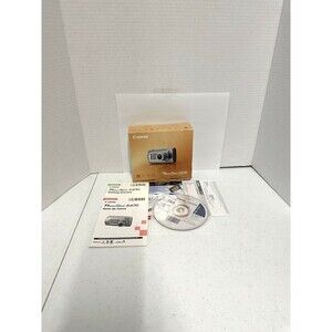 Canon Powershot A470 Digital Camera Box Manual CD Rom Booklet NO CAMERA INCLUDED